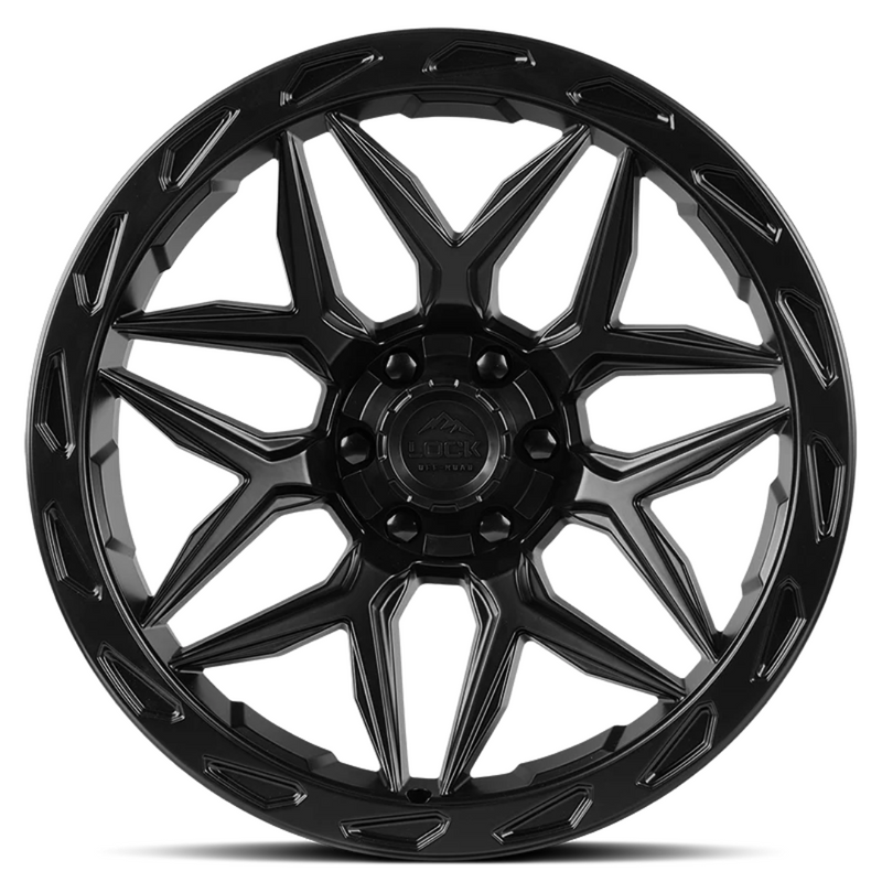 Lock Off-Road Matrix Wheel - Matte Black