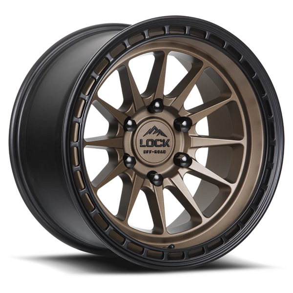 Lock Off-Road Baja Wheels - Matte Desert Bronze