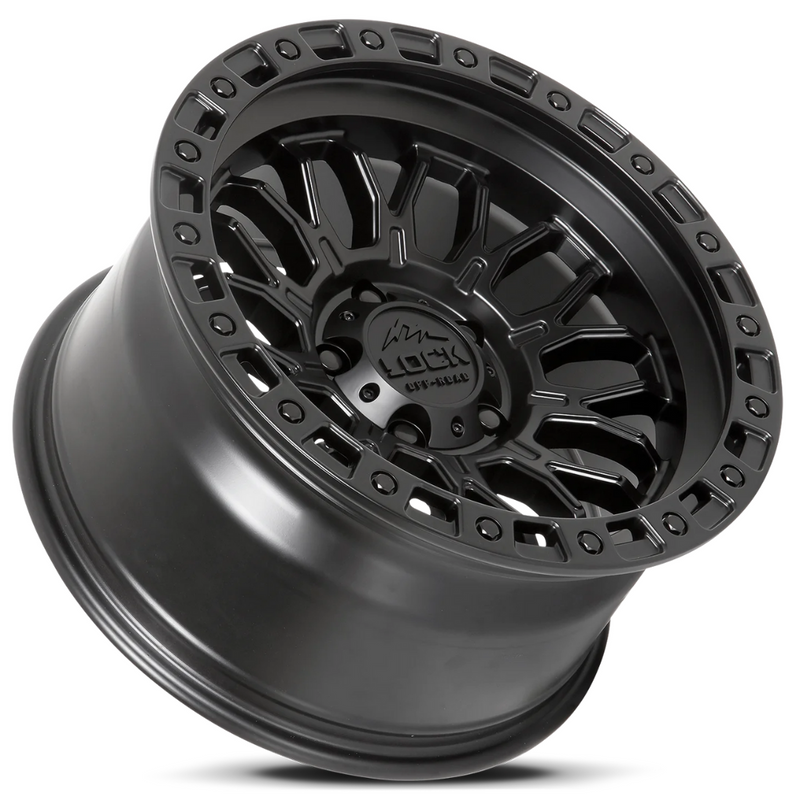 Lock Off-Road Combat Wheels - Matte Black