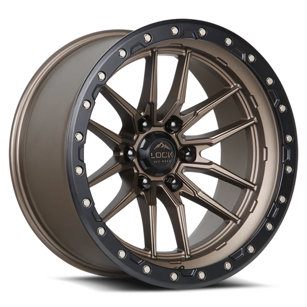 Lock Off-Road Krawler Wheels - Matte Bronze