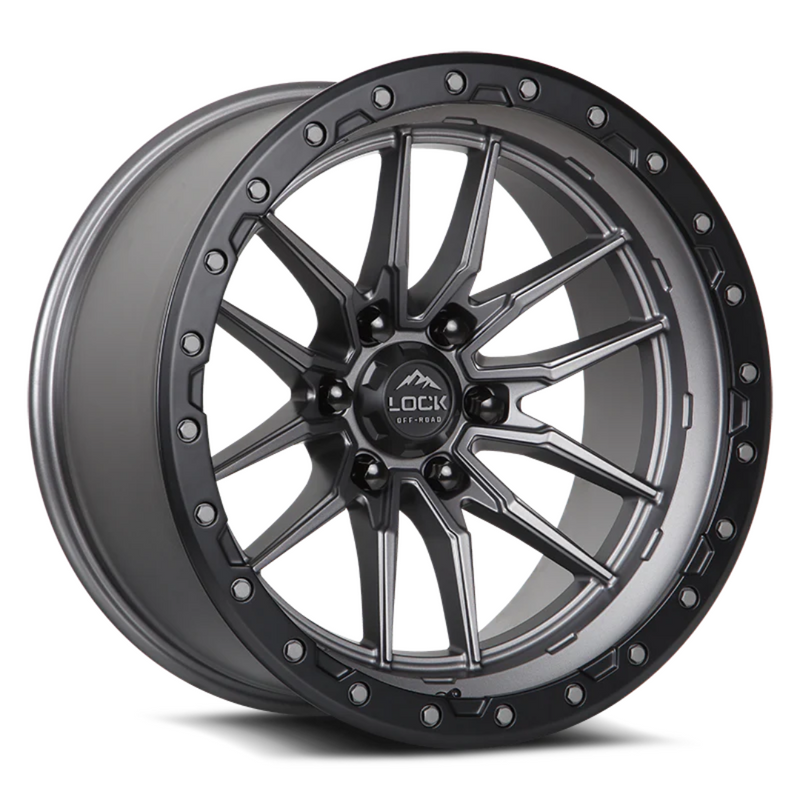 Lock Off-Road Krawler Wheels - Matte Grey