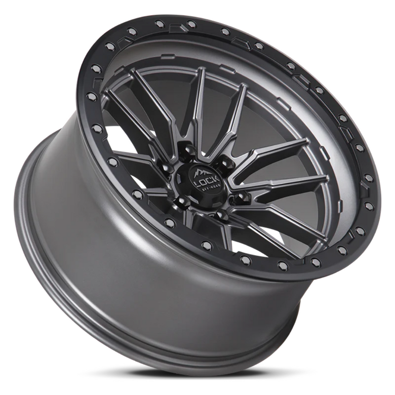 Lock Off-Road Krawler Wheels - Matte Grey