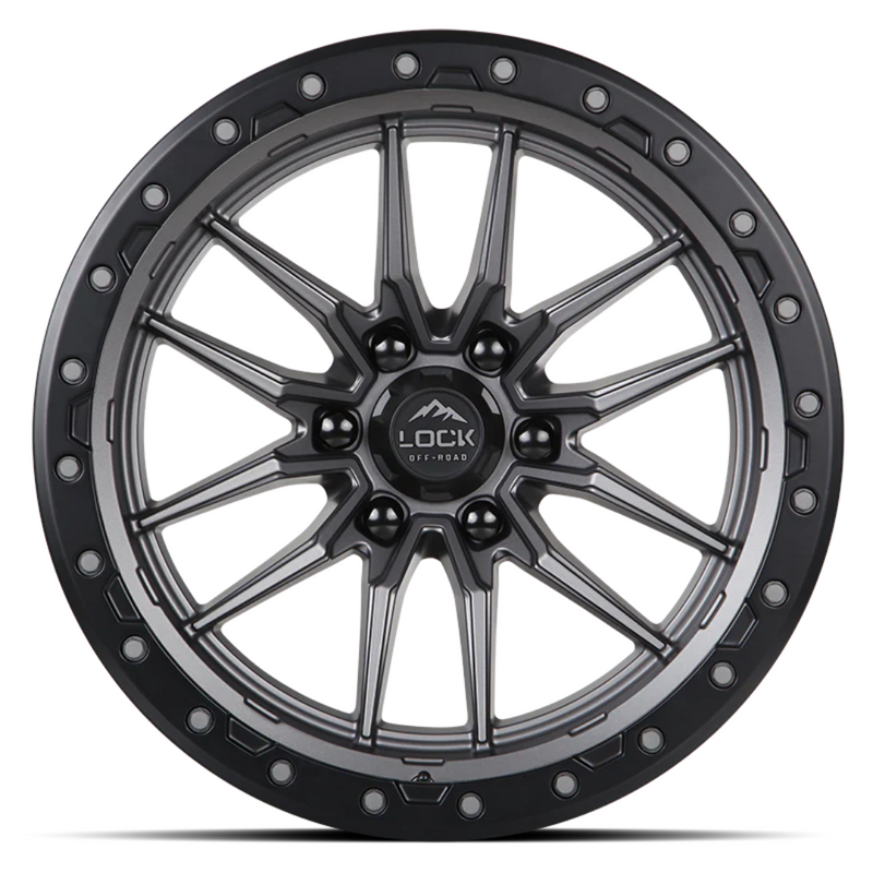 Lock Off-Road Krawler Wheels - Matte Grey