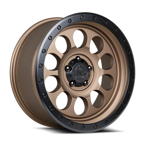 Lock Off-Road 50CAL Wheels - Matte Desert Bronze