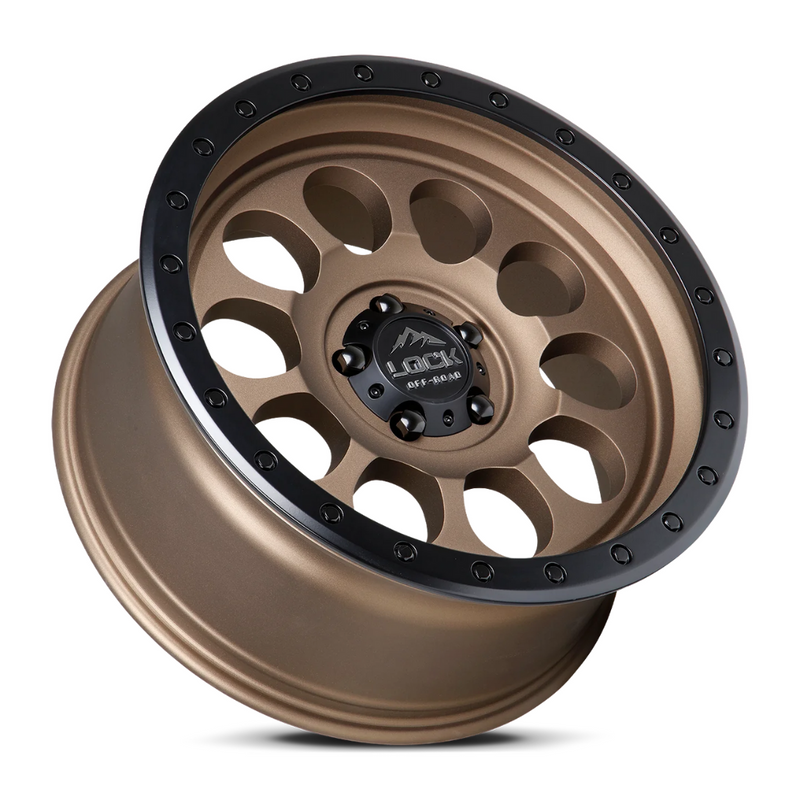Lock Off-Road 50CAL Wheels - Matte Desert Bronze