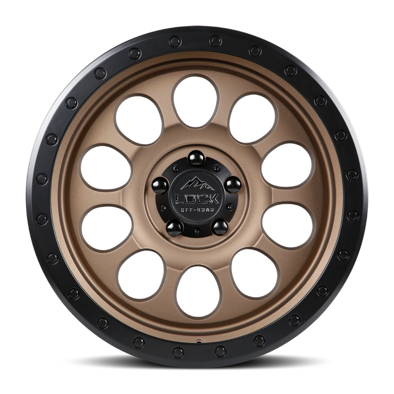 Lock Off-Road 50CAL Wheels - Matte Desert Bronze