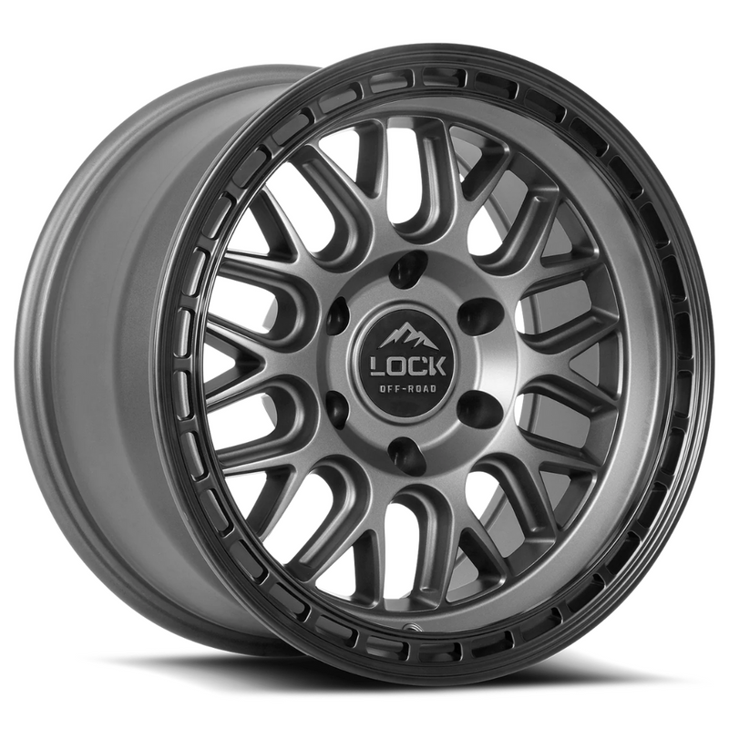 Lock Off-Road Onyx Wheels - Matte Grey