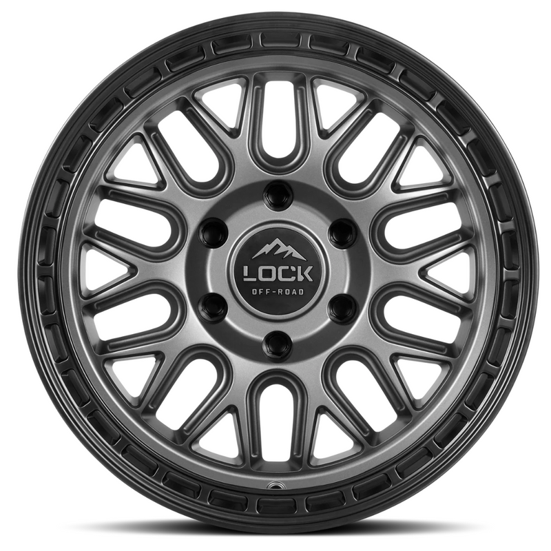 Lock Off-Road Onyx Wheels - Matte Grey