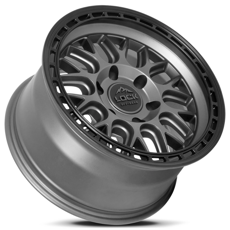 Lock Off-Road Onyx Wheels - Matte Grey