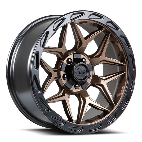 Lock Off-Road Matrix Wheel - Matte Bronze