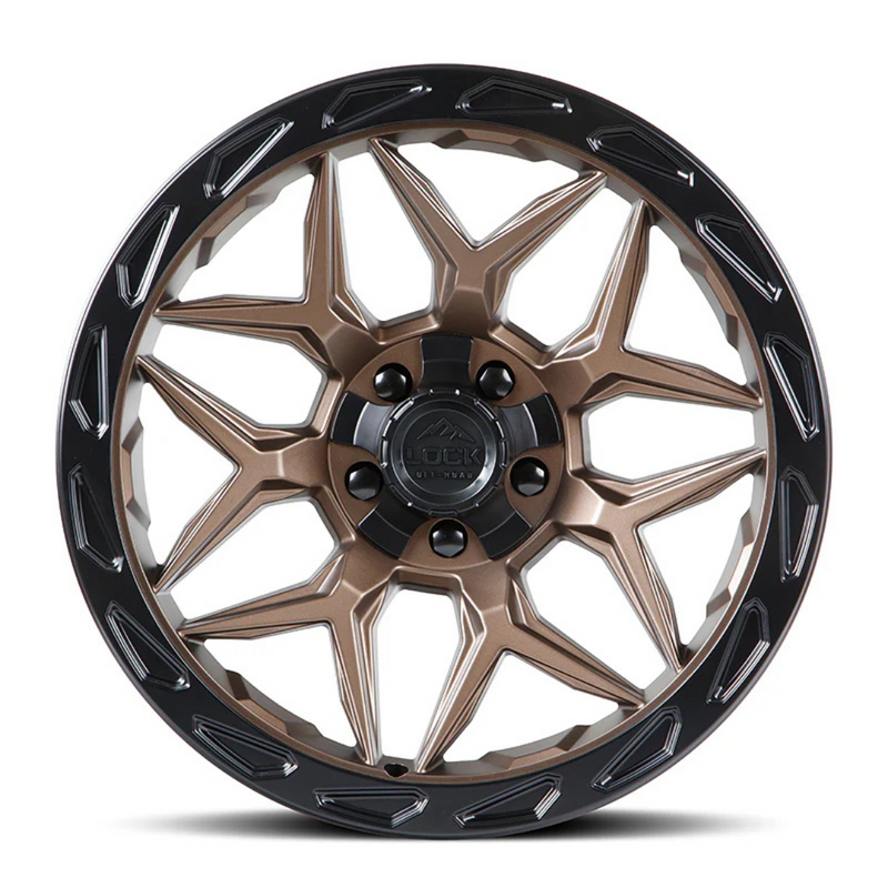 Lock Off-Road Matrix Wheel - Matte Bronze