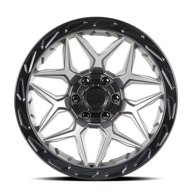 Lock Off-Road Matrix Wheels - Matte Grey