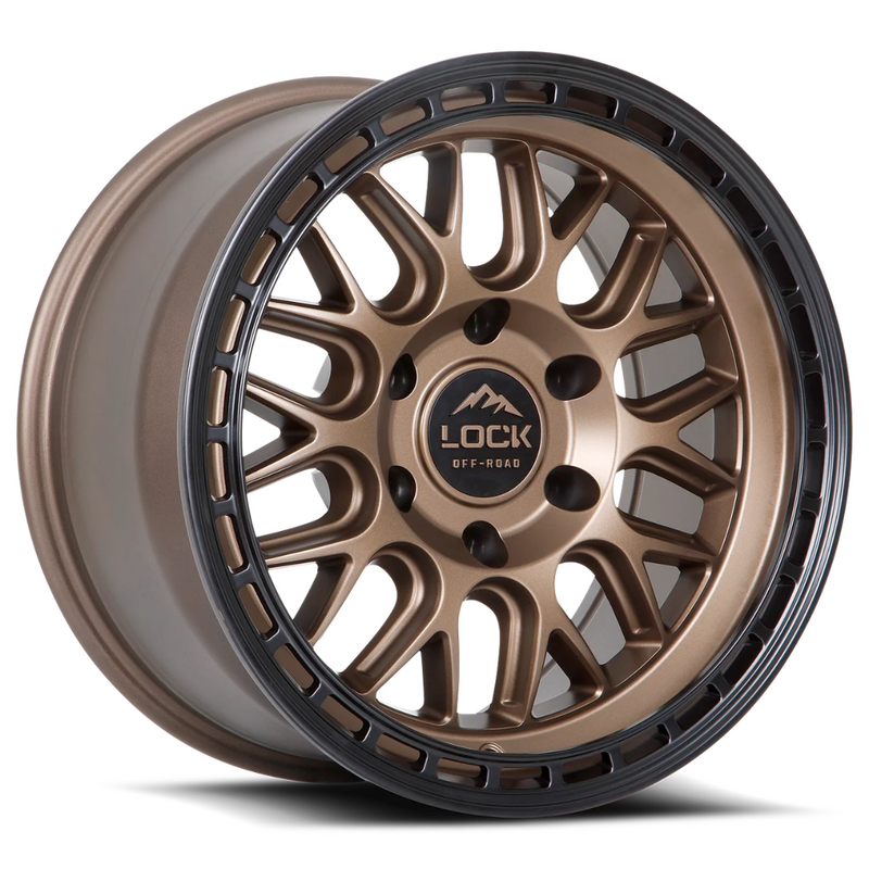 Lock Off-Road Onyx Wheels - Matte Bronze