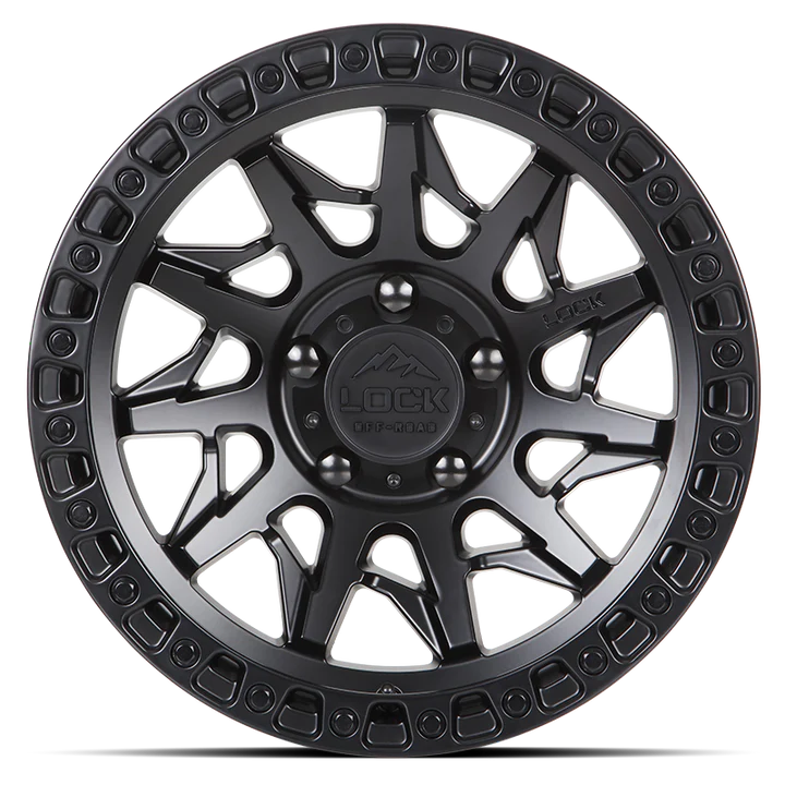 Lock Off-Road Lunatic Wheel - Matte Black