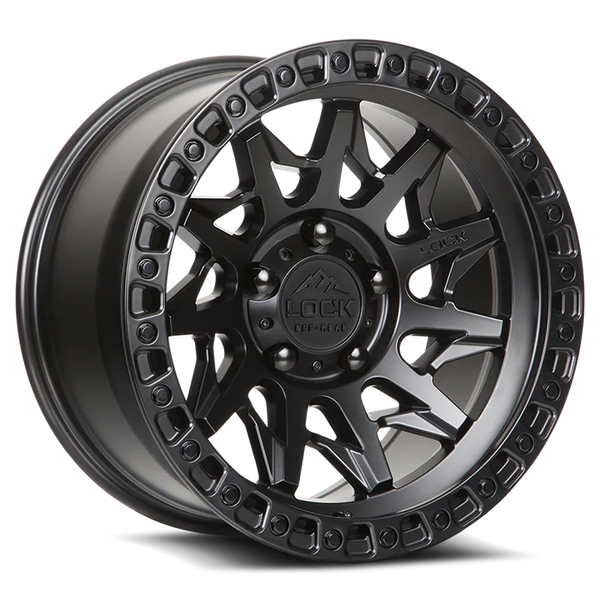 Lock Off-Road Lunatic Wheel - Matte Black