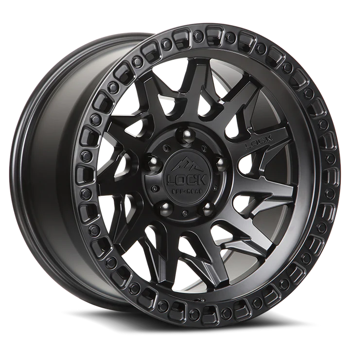 Lock Off-Road Lunatic Wheel - Matte Black