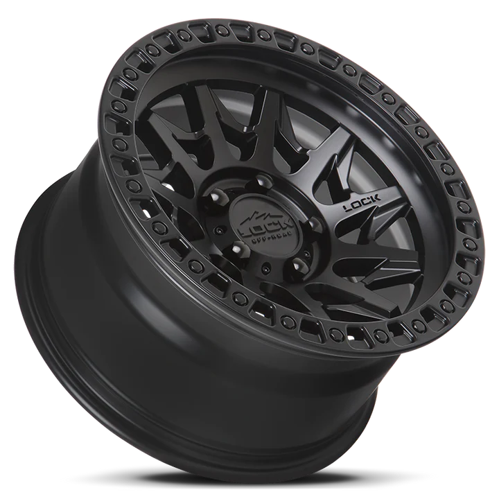 Lock Off-Road Lunatic Wheel - Matte Black