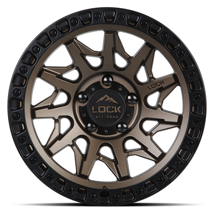 Lock Off-Road Lunatic Wheel - Matte Bronze