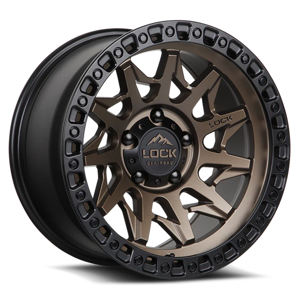 Lock Off-Road Lunatic Wheel - Matte Bronze