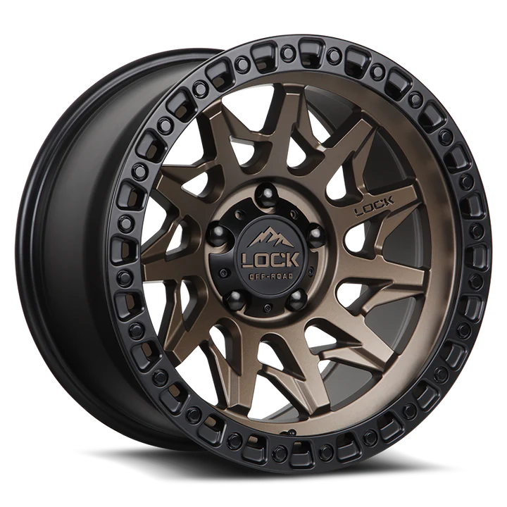 Lock Off-Road Lunatic Wheel - Matte Bronze