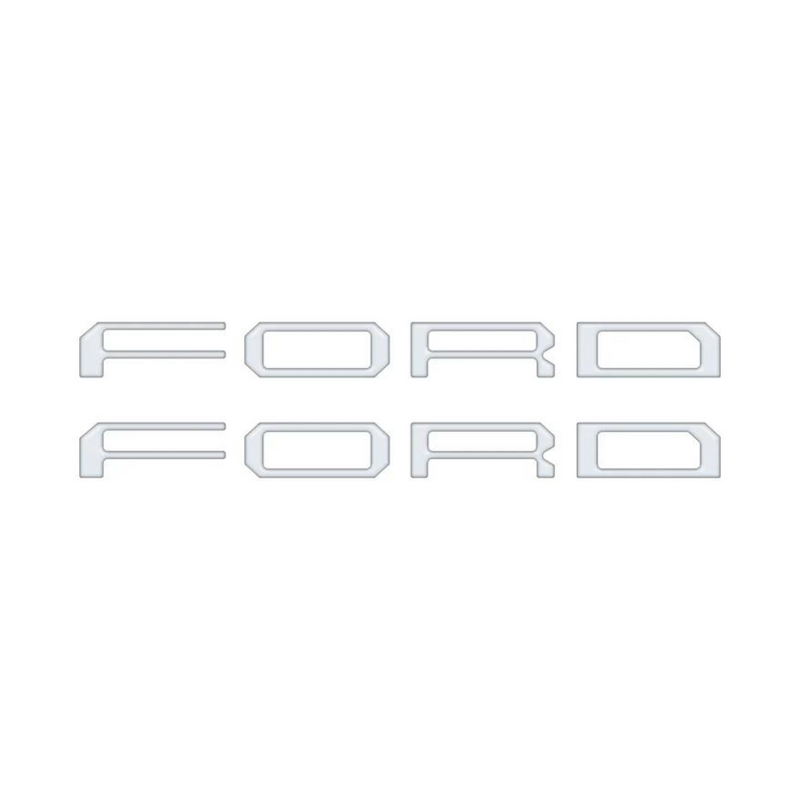 Tufskinz Tremor Running Board Letter Inserts for Ford F-150 & Super Duty (2021-2024) - Aspire Auto Accessories