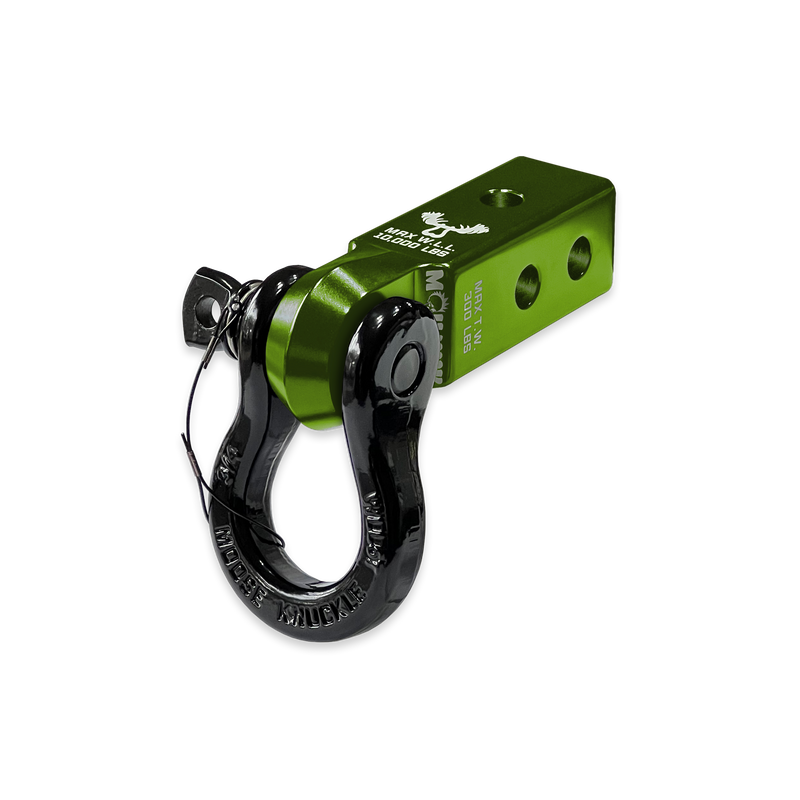 Green B'oh 3/4 Spin Pin Shackle and Mohawk 2.0 Receiver Combo