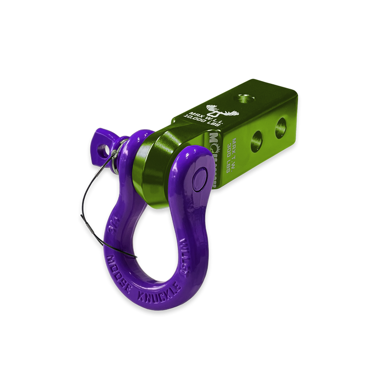 Green B'oh 3/4 Spin Pin Shackle and Mohawk 2.0 Receiver Combo