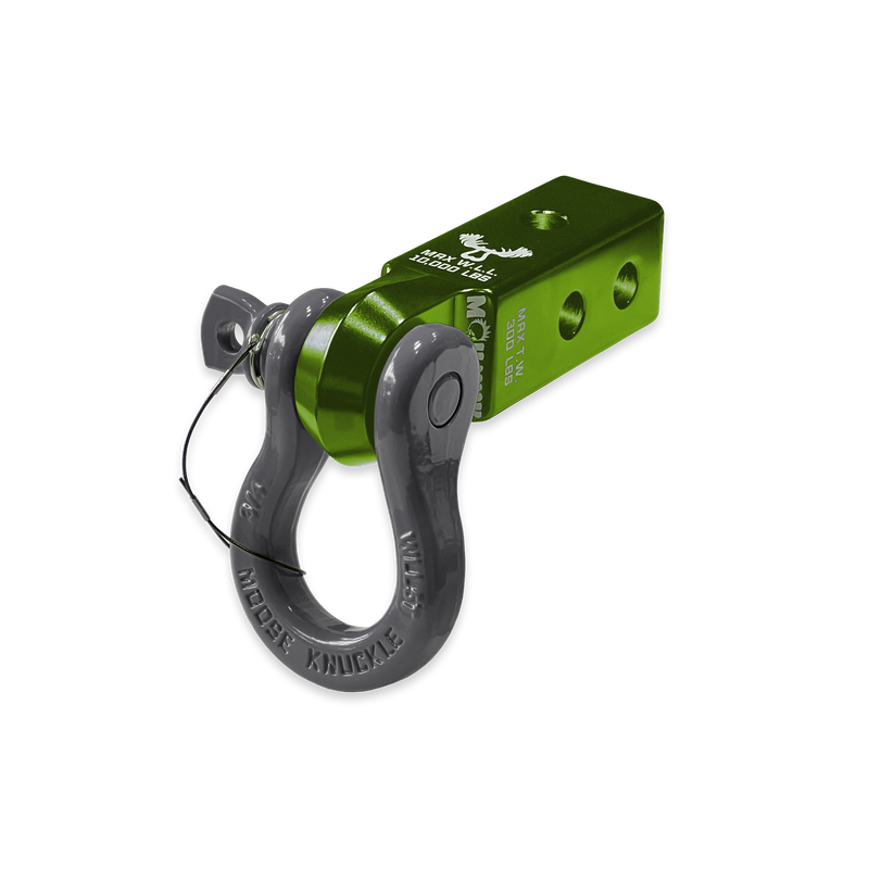 Green B'oh 3/4 Spin Pin Shackle and Mohawk 2.0 Receiver Combo