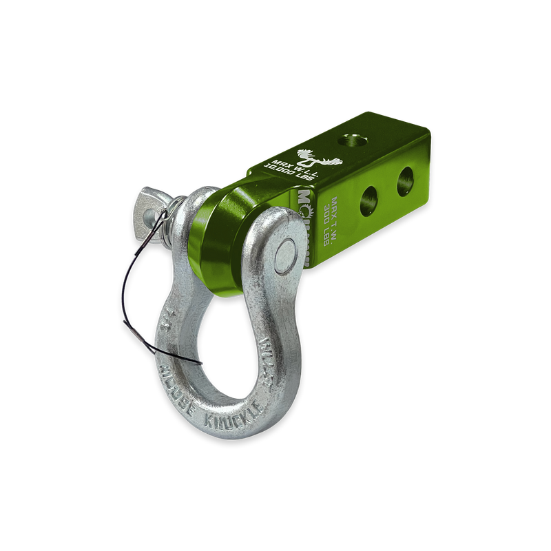 Green B'oh 3/4 Spin Pin Shackle and Mohawk 2.0 Receiver Combo