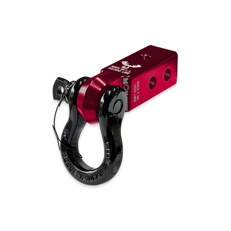 Red B'oh 3/4 Spin Pin Shackle and Mohawk 2.0 Receiver Combo