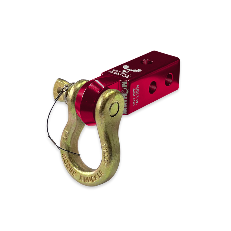 Red B'oh 3/4 Spin Pin Shackle and Mohawk 2.0 Receiver Combo