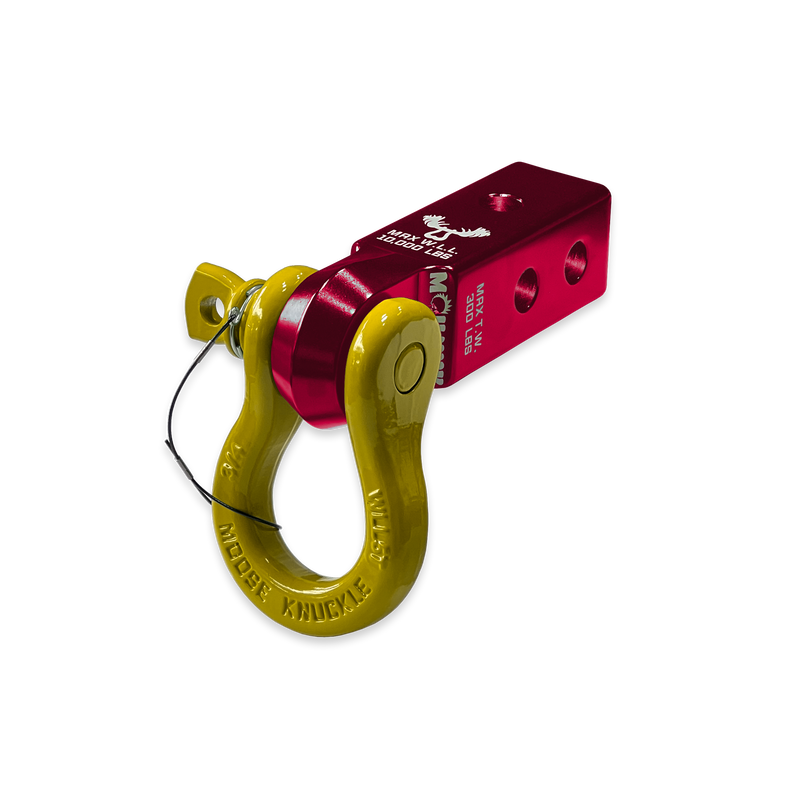 Red B'oh 3/4 Spin Pin Shackle and Mohawk 2.0 Receiver Combo