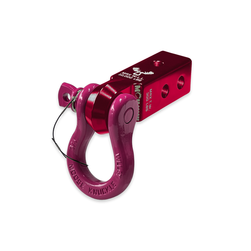 Red B'oh 3/4 Spin Pin Shackle and Mohawk 2.0 Receiver Combo