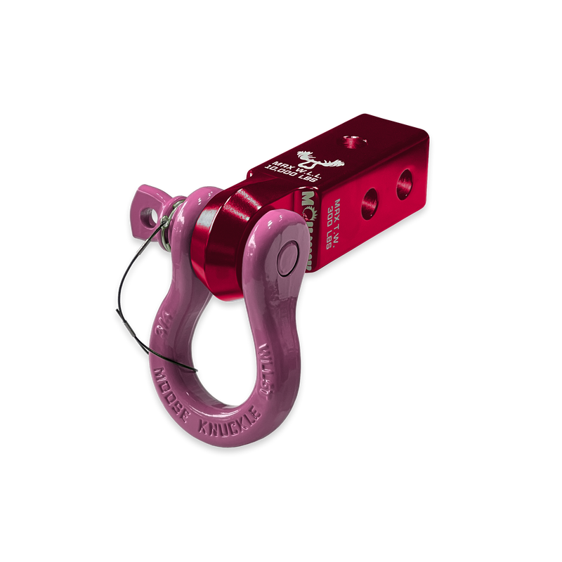 Red B'oh 3/4 Spin Pin Shackle and Mohawk 2.0 Receiver Combo