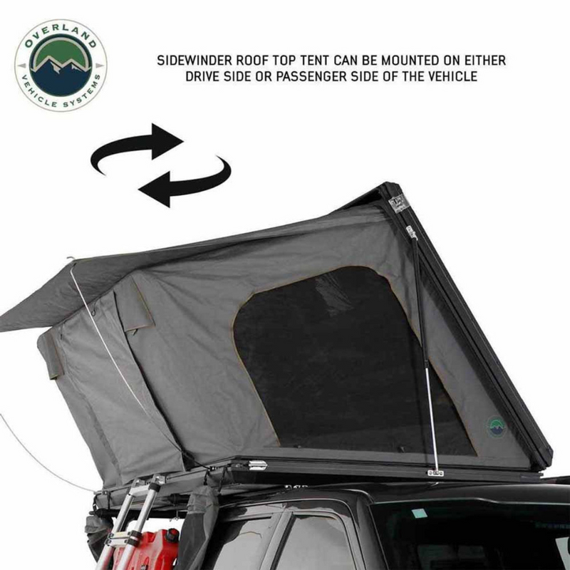 OVS HD Sidewinder Side Load Aluminum Hard Shell Roof Top Tent