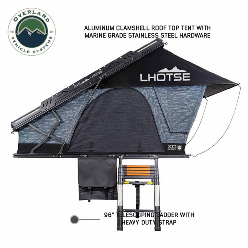 OVS XD Lhotse Clam Shell Aluminum Hard Shell Roof Top Tent