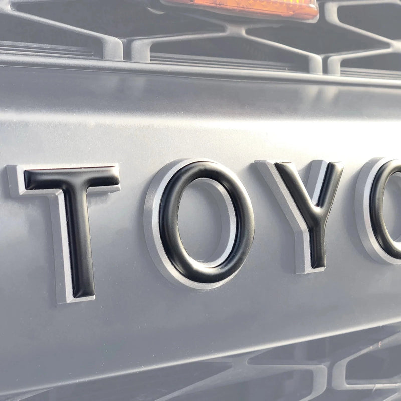 Tufskinz Grille Letter Overlays for Toyota 4Runner (2010-2024)