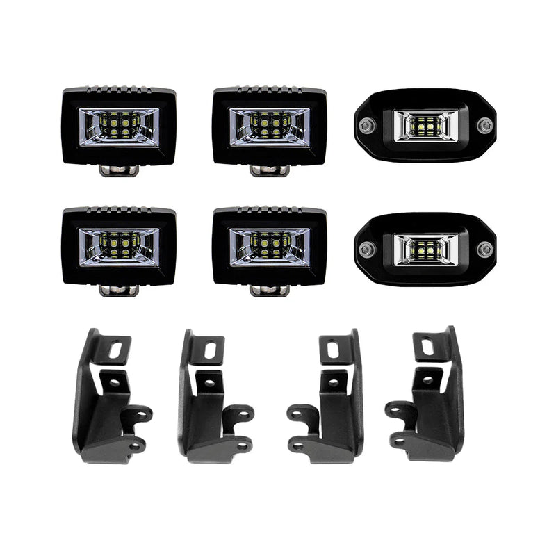 Cali Raised LED Premium Roof Rack 360 Lighting Kit