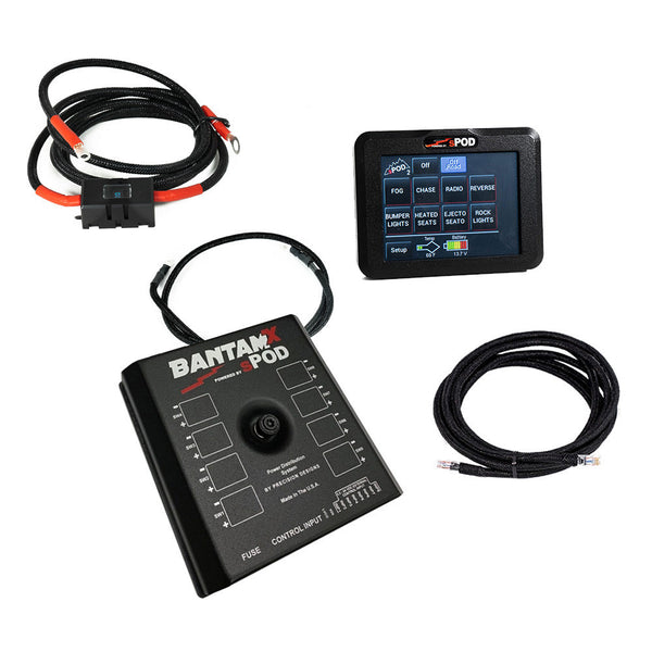 sPOD BantamX Touchscreen Wireless Switch Panel - Aspire Auto Accessories