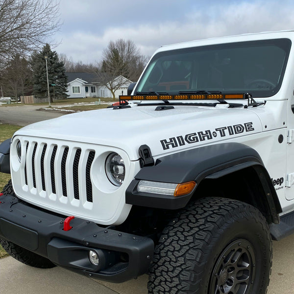 Diode Dynamics Hood LED Lightbar Kit for Jeep JL Wrangler (2018-2025)