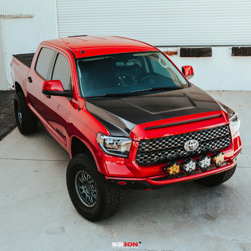 Seibon Carbon Fiber OEM-Style Hood for Tundra (2014-2021)