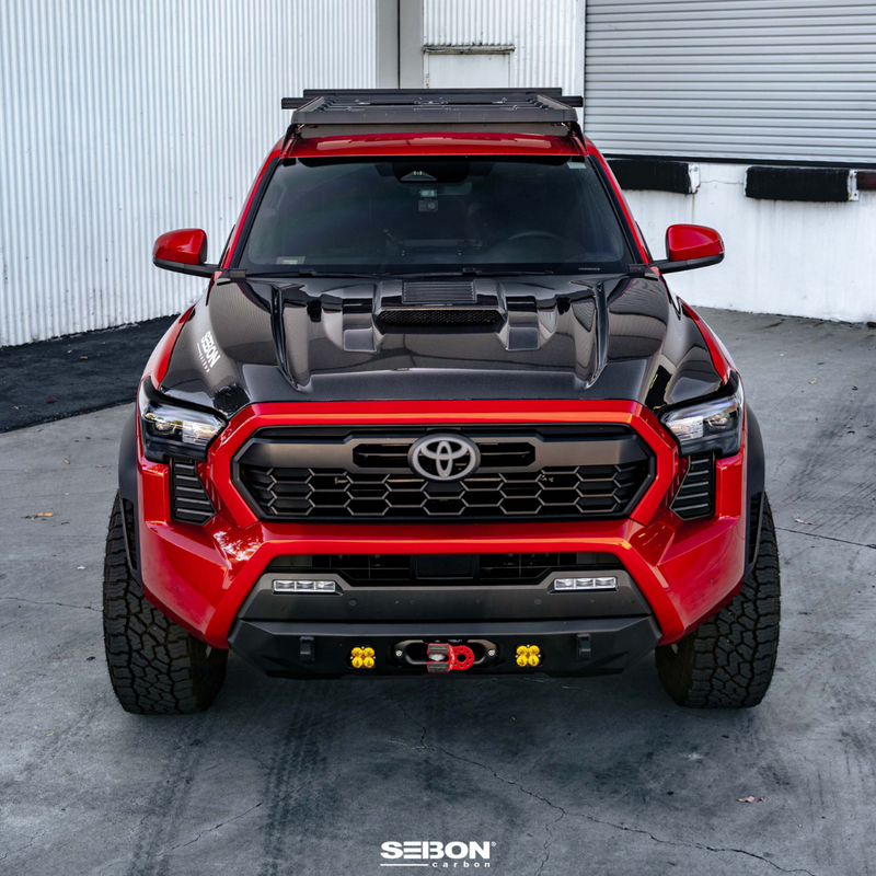 Seibon Carbon Fiber TR-Style Hood for Tacoma (2024-2025)