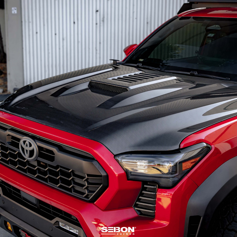 Seibon Carbon Fiber TR-Style Hood for Tacoma (2024-2025)