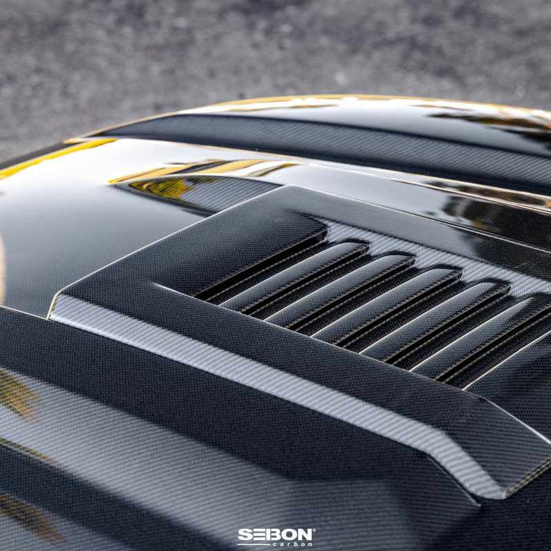 Seibon Carbon Fiber TR-Style Hood for Tacoma (2024-2025)