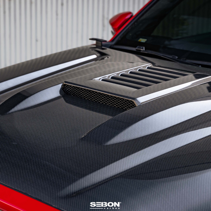 Seibon Carbon Fiber TR-Style Hood for Tacoma (2024-2025)