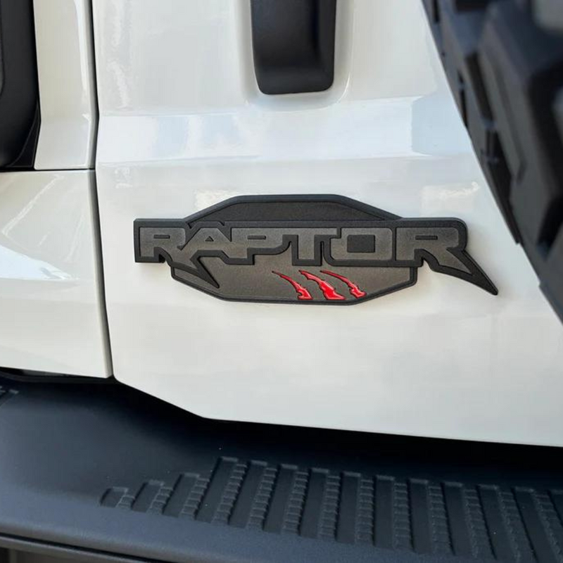 Tufskinz Raptor Emblem Claw Mark Inserts for Ford Bronco Raptor (2023-2024)