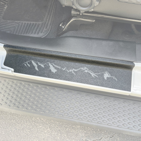 Tufskinz Textured Door Sill Overlays for Jeep Wrangler (2019-2024)