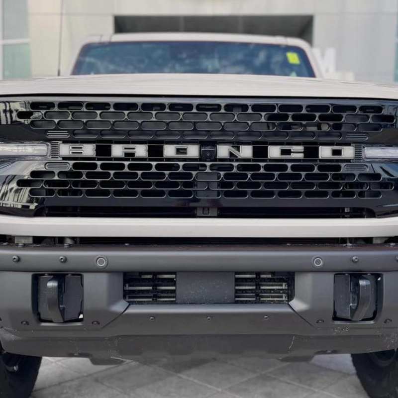 Tufskinz Front Grille Letter Overlays for Ford Bronco (2021-2024)