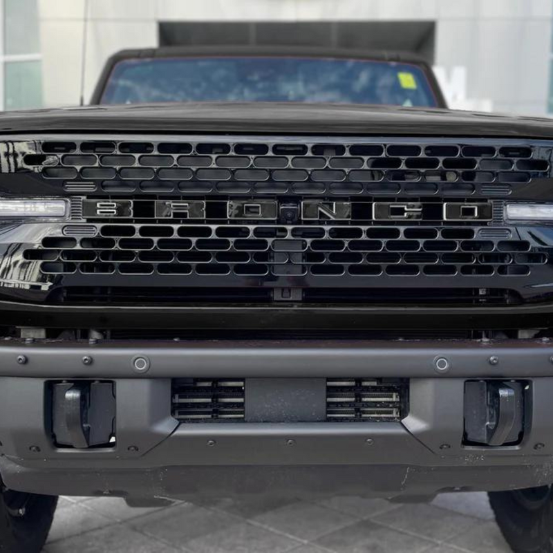 Tufskinz Front Grille Letter Overlays for Ford Bronco (2021-2024)