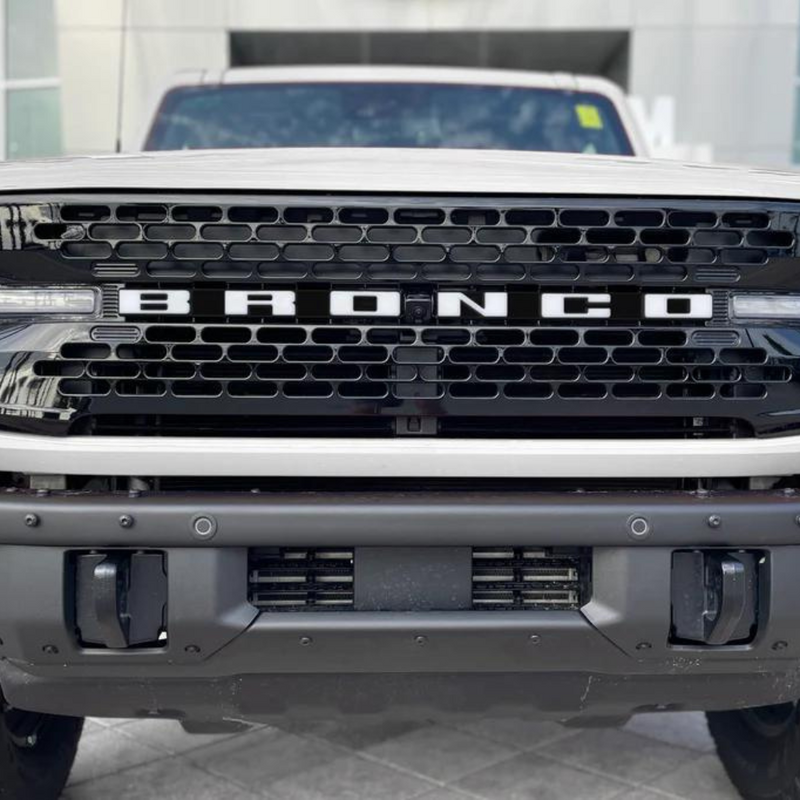 Tufskinz Front Grille Letter Overlays for Ford Bronco (2021-2024)